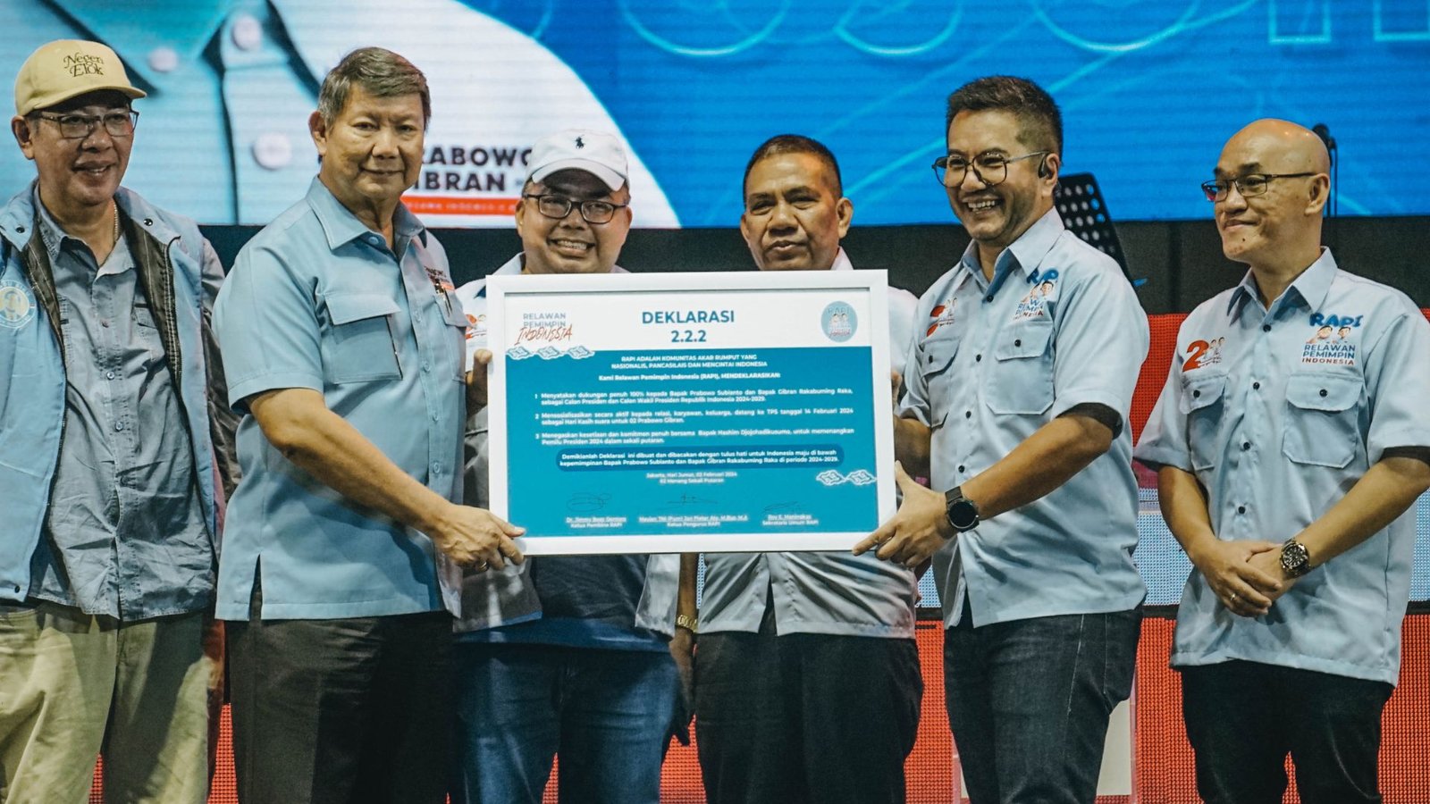 Berita - RAPI deklarasikan dukungan terhadap Pasangan Capres & Cawapres 02, Prabowo-Gibran - RAPI | Relawan Pemimpin Indonesia